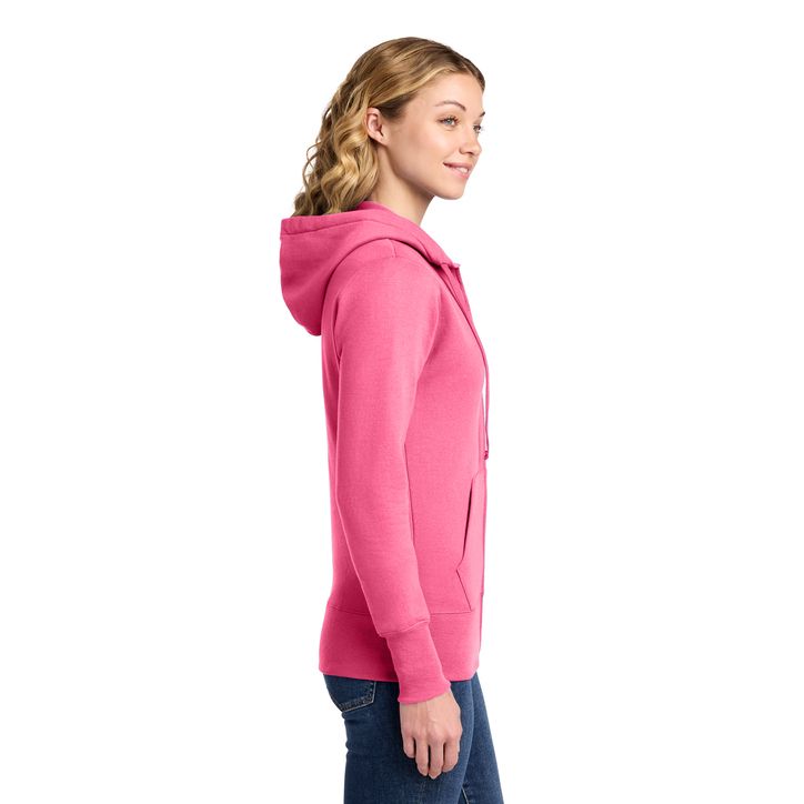 Port & Co™ Women's Core Fleece Full-Zip Hooded Sweatshirt