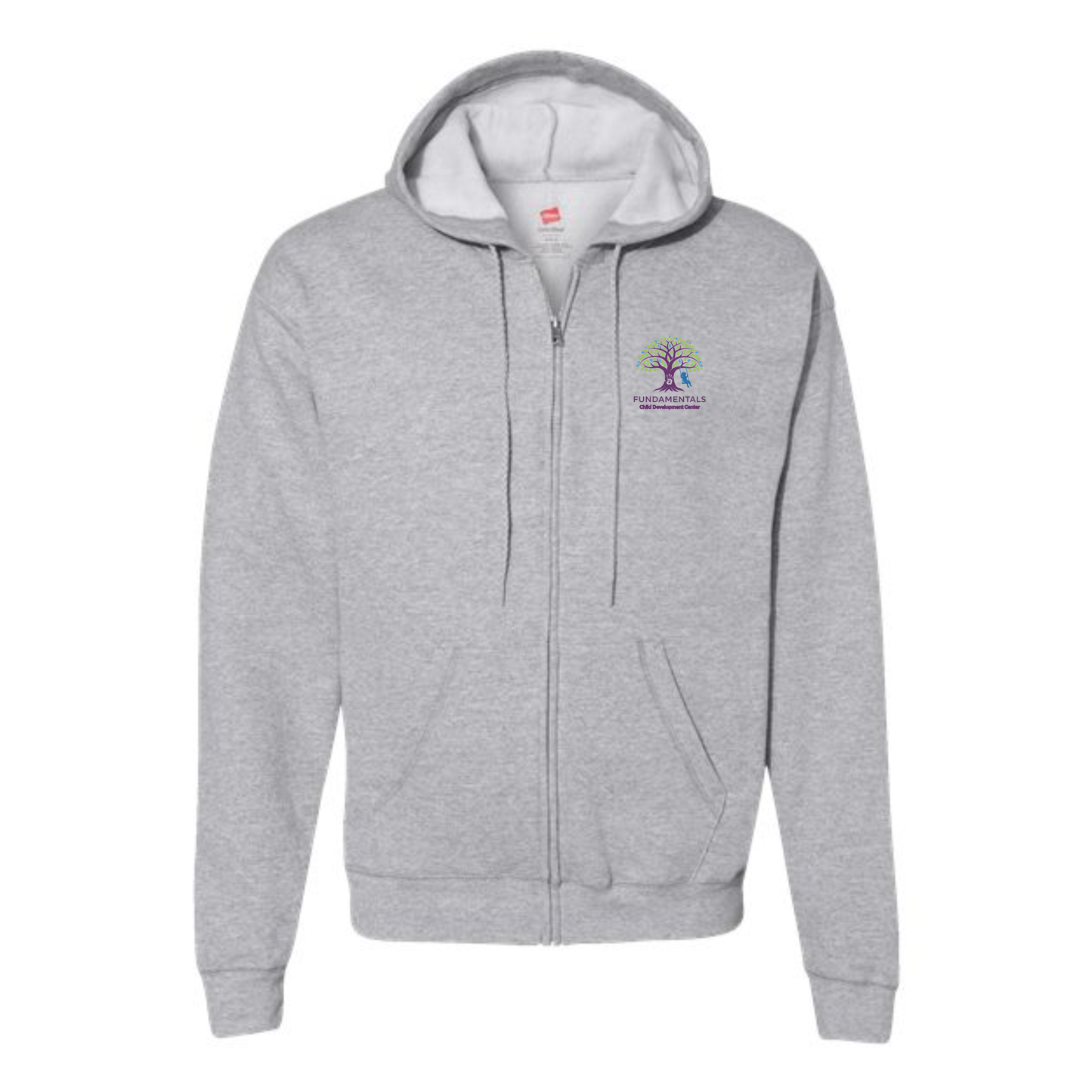Unisex EcoSmart® Full-Zip Hooded Sweatshirt