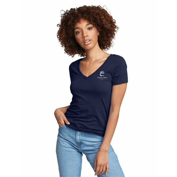 Next Level Apparel Ladies' Ideal V Neck Tee